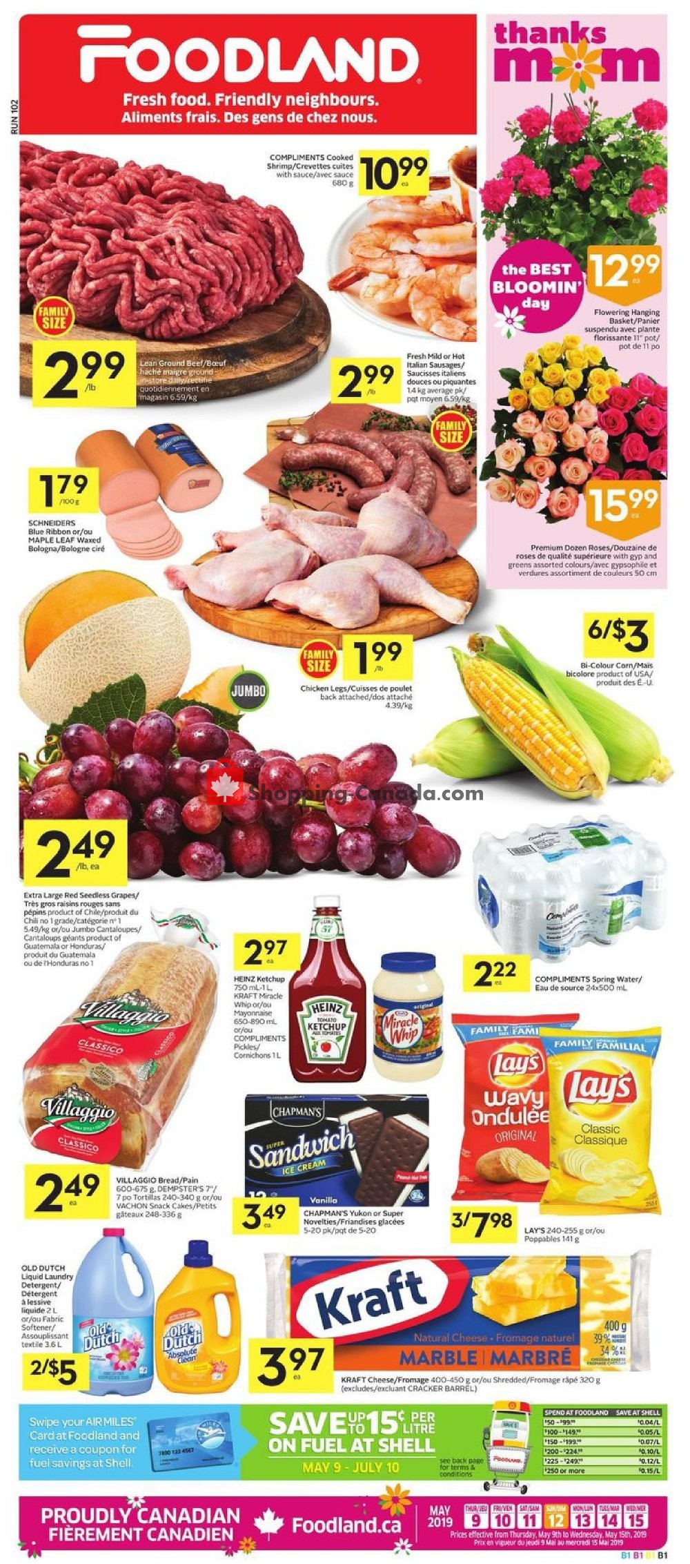 Foodland flyer from Thursday May 9, 2019 to Wednesday May 15, 2019 - page 1