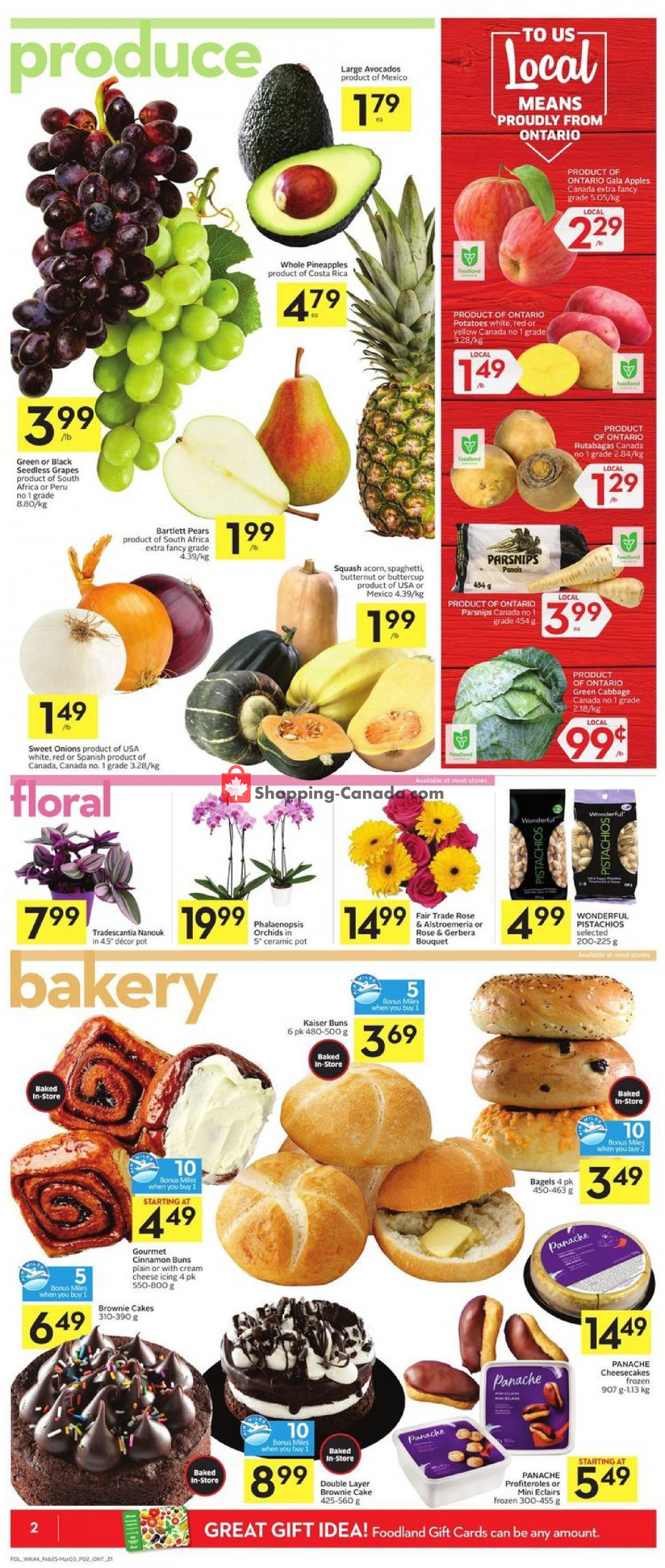 Foodland flyer from Thursday February 25, 2021 to Wednesday March 3, 2021 - page 2