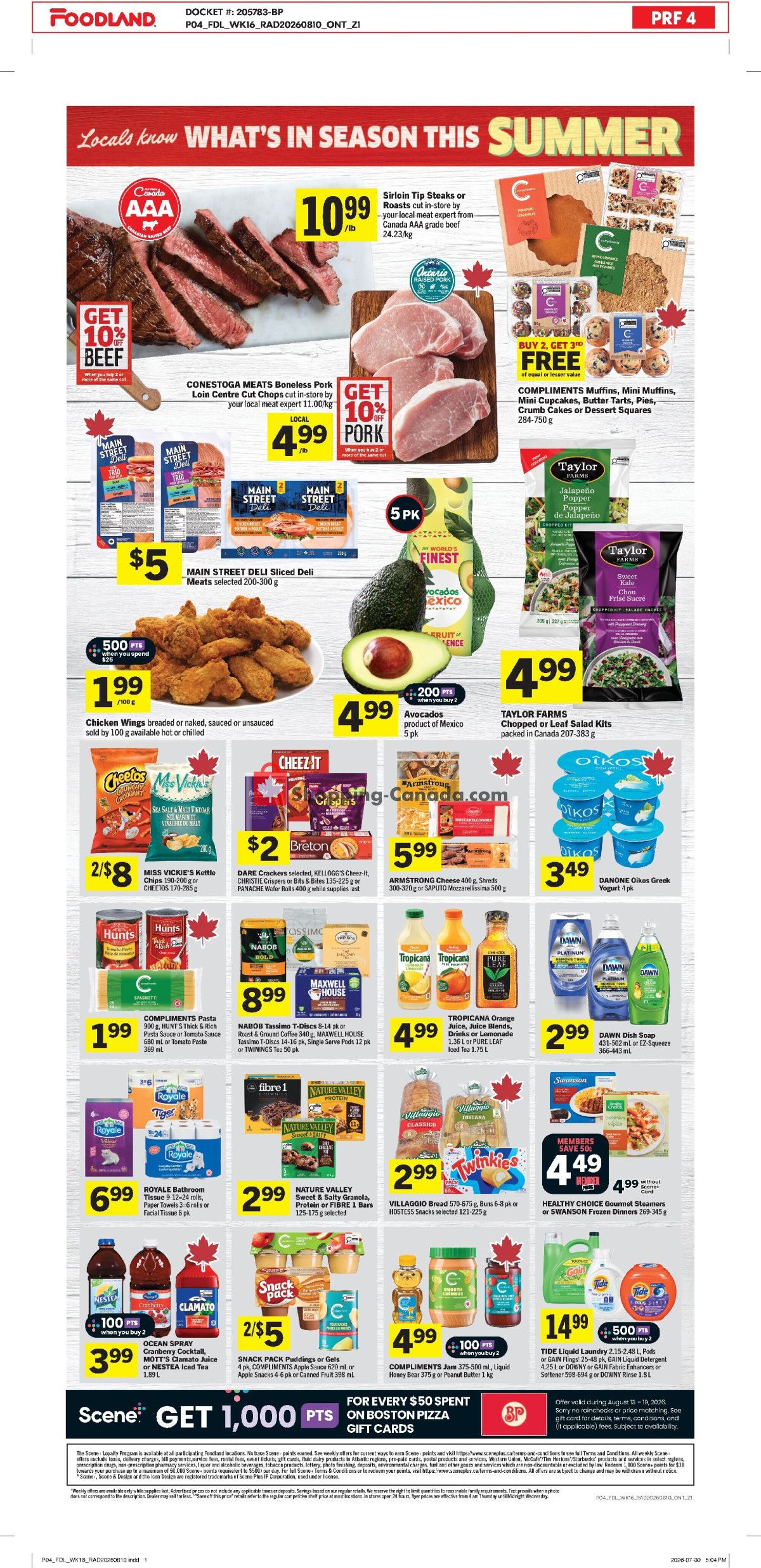 Foodland flyer from Thursday August 13, 2026 to Wednesday August 19, 2026 - page 2