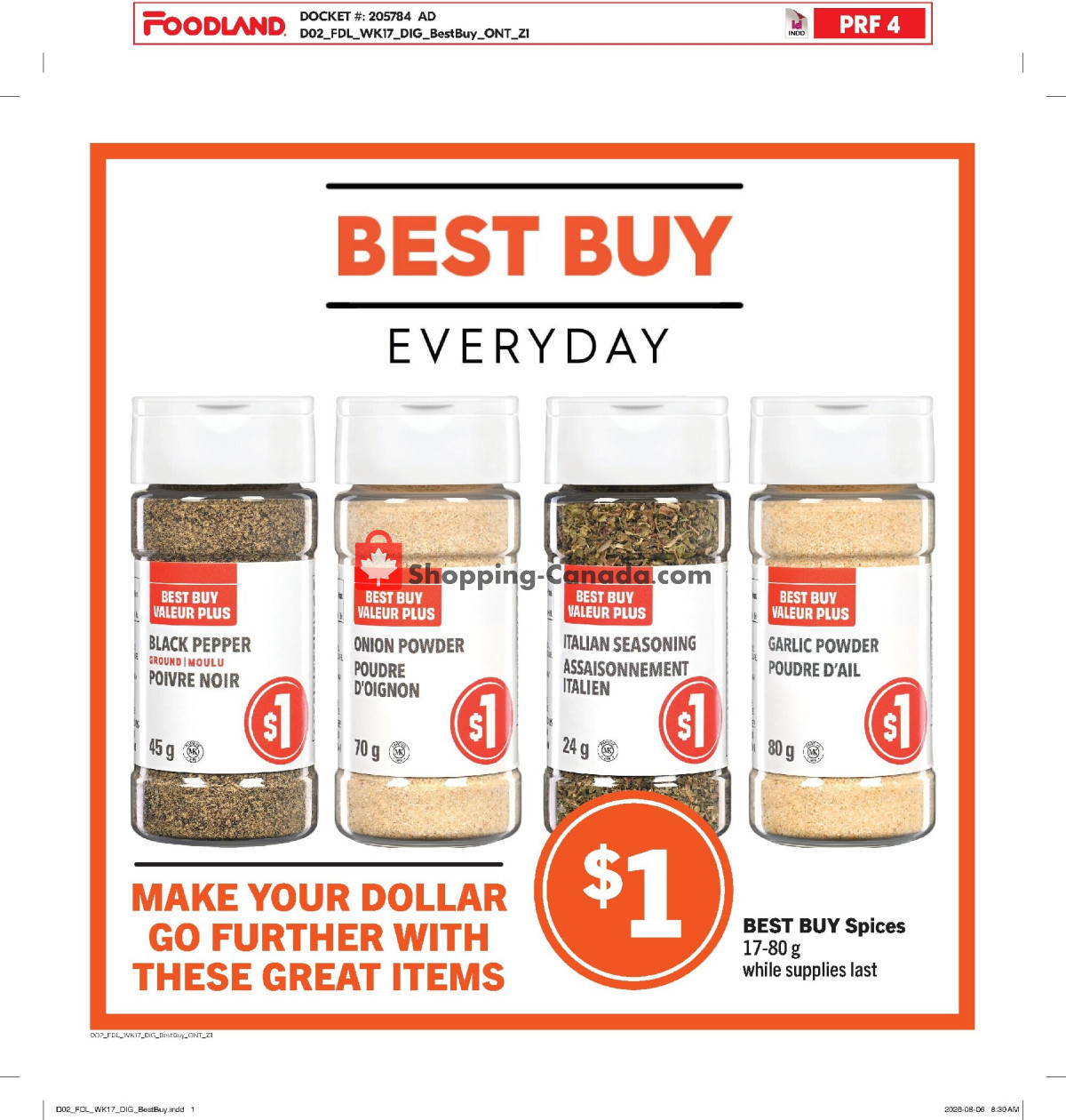 Foodland flyer from Thursday August 20, 2026 to Wednesday August 26, 2026 - page 5