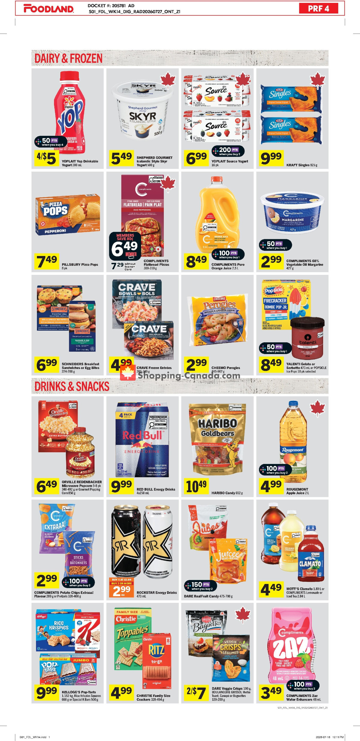 Foodland flyer from Thursday July 30, 2026 to Wednesday August 5, 2026 - page 4