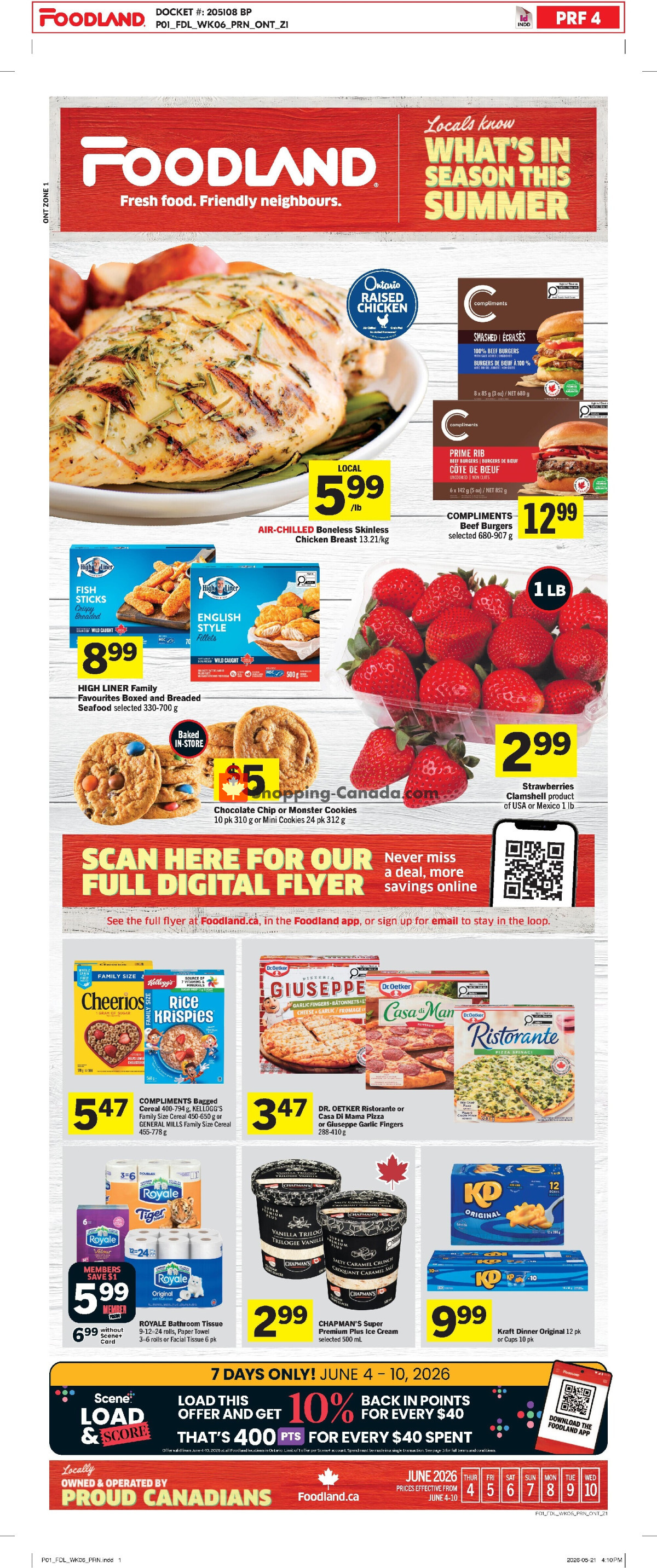 Foodland flyer from Thursday June 4, 2026 to Wednesday June 10, 2026 - page 1