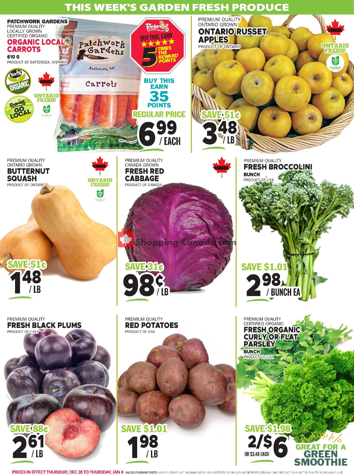 Foodsmiths flyer from Thursday December 28, 2023 to Thursday January 4, 2024 - page 4