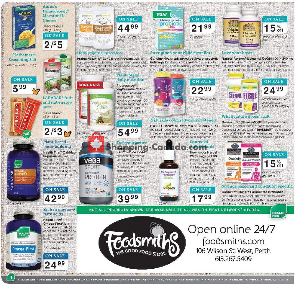 Foodsmiths flyer from Friday August 2, 2019 to Saturday August 17, 2019 - page 4