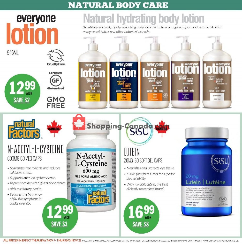 Foodsmiths flyer from Thursday November 7, 2019 to Thursday November 14, 2019 - page 9