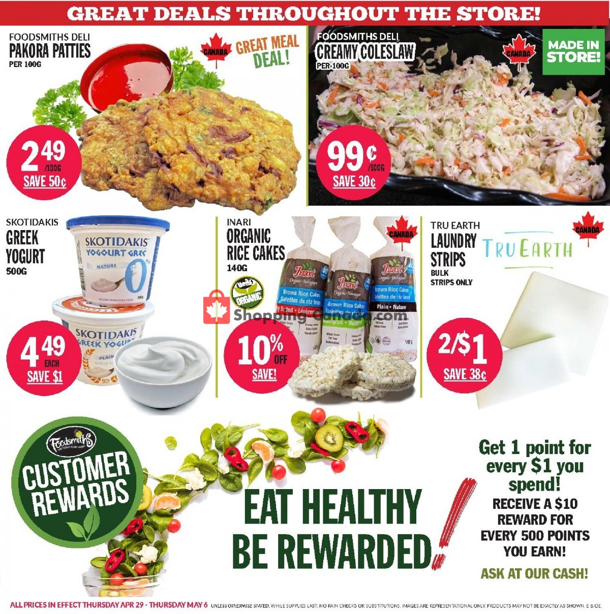 Foodsmiths flyer from Thursday April 29, 2021 to Thursday May 6, 2021 - page 7