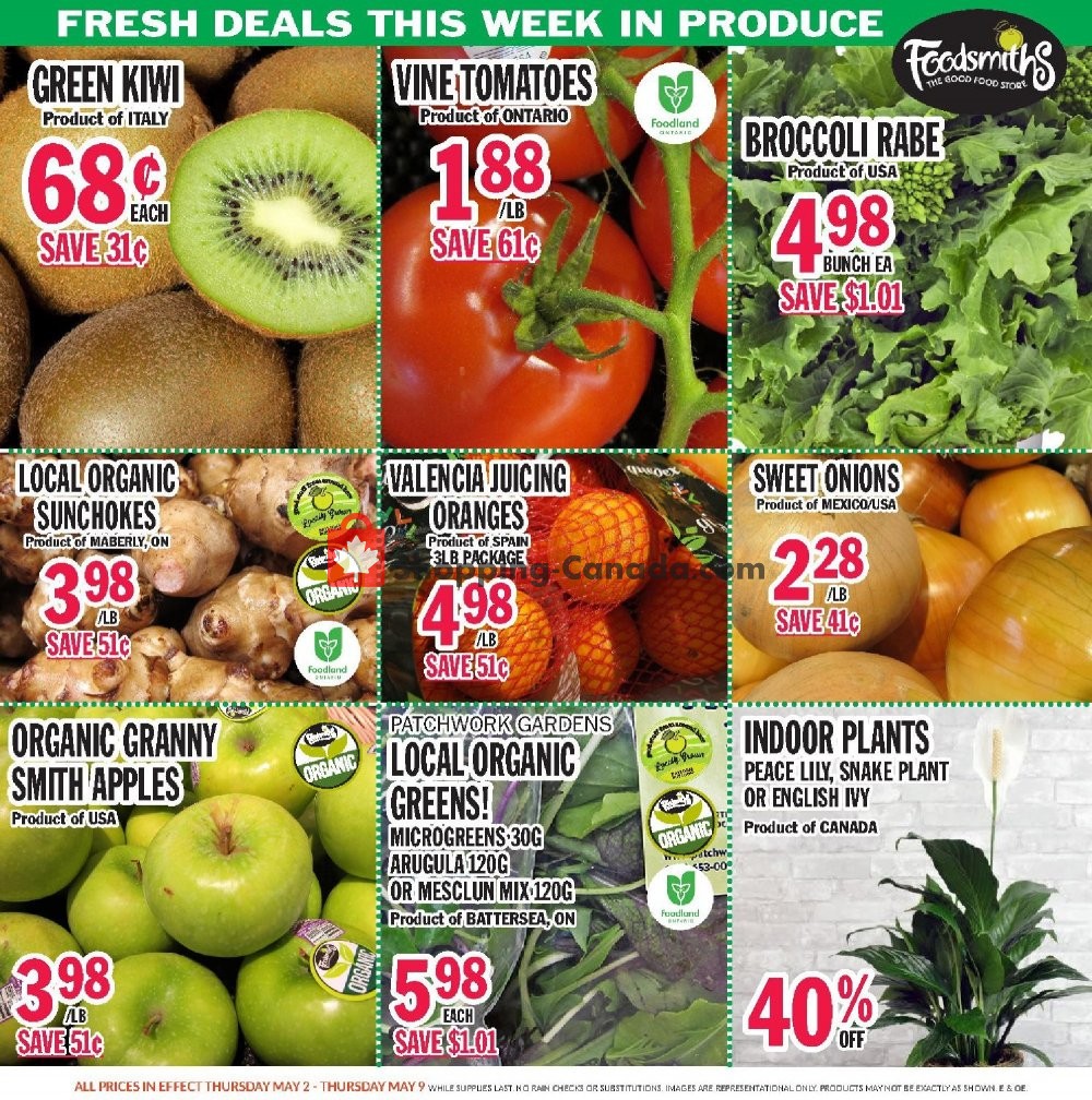 Foodsmiths flyer from Thursday May 2, 2019 to Thursday May 9, 2019 - page 2