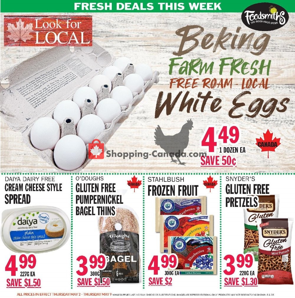 Foodsmiths flyer from Thursday May 2, 2019 to Thursday May 9, 2019 - page 3