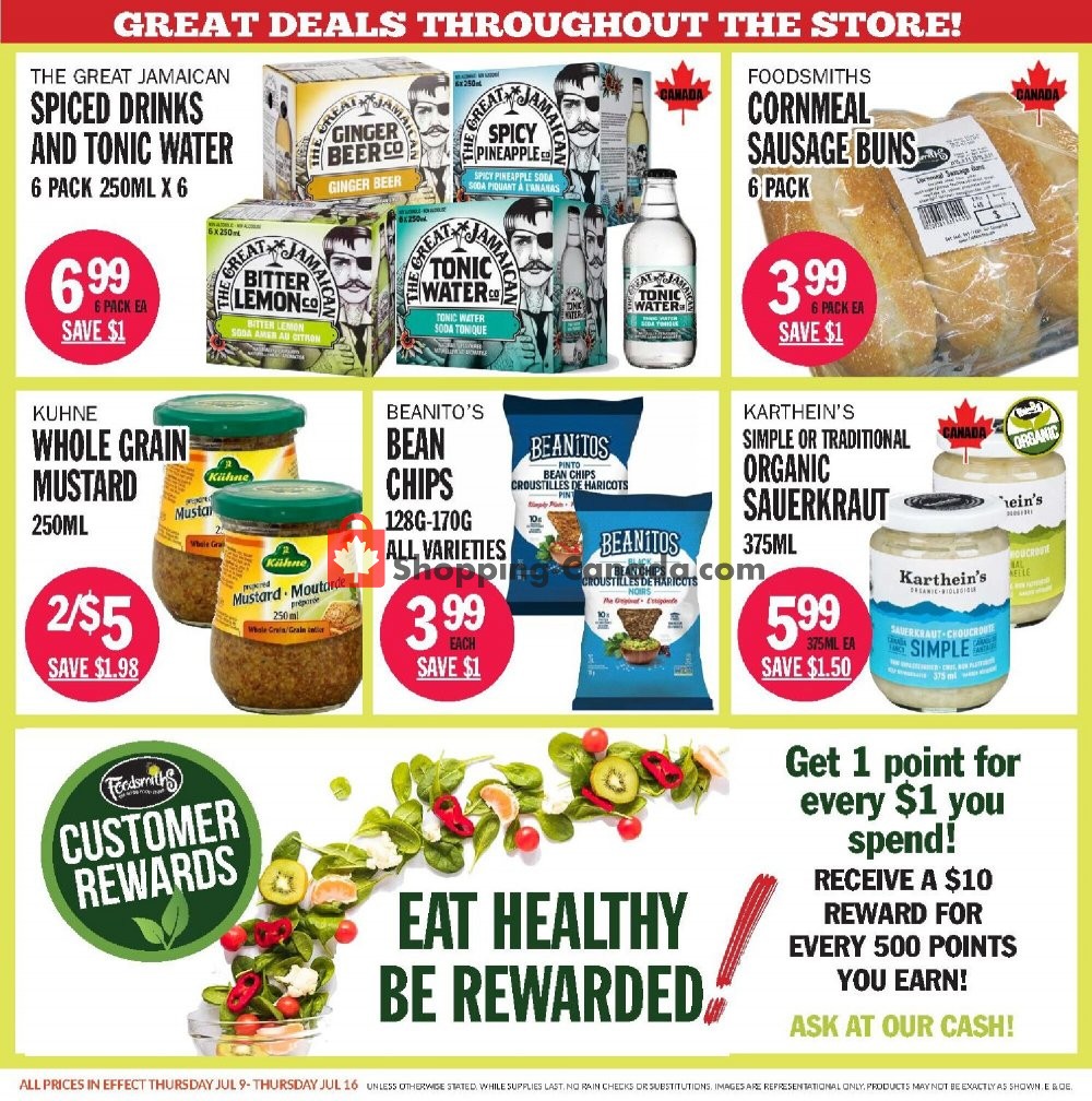 Foodsmiths flyer from Thursday July 9, 2020 to Thursday July 16, 2020 - page 4