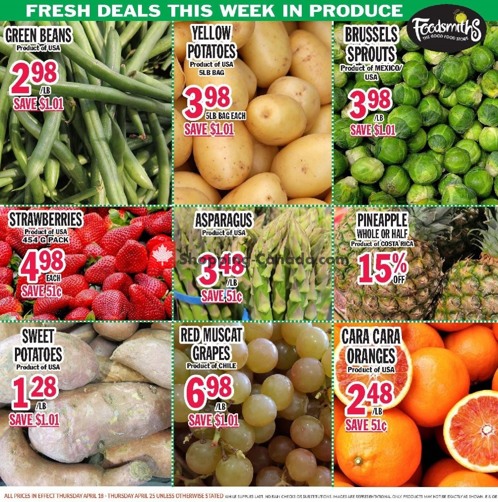 Foodsmiths flyer from Thursday April 18, 2019 to Thursday April 25, 2019 - page 2