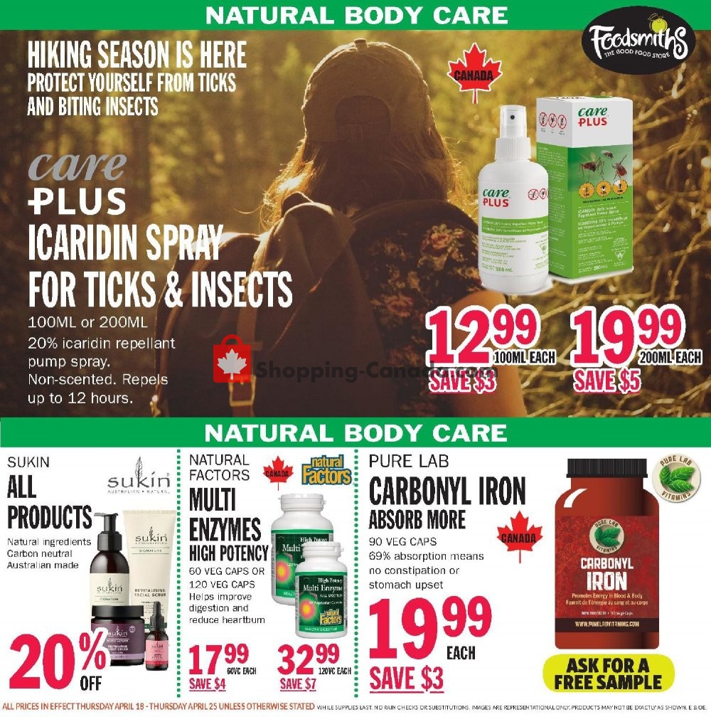 Foodsmiths flyer from Thursday April 18, 2019 to Thursday April 25, 2019 - page 6