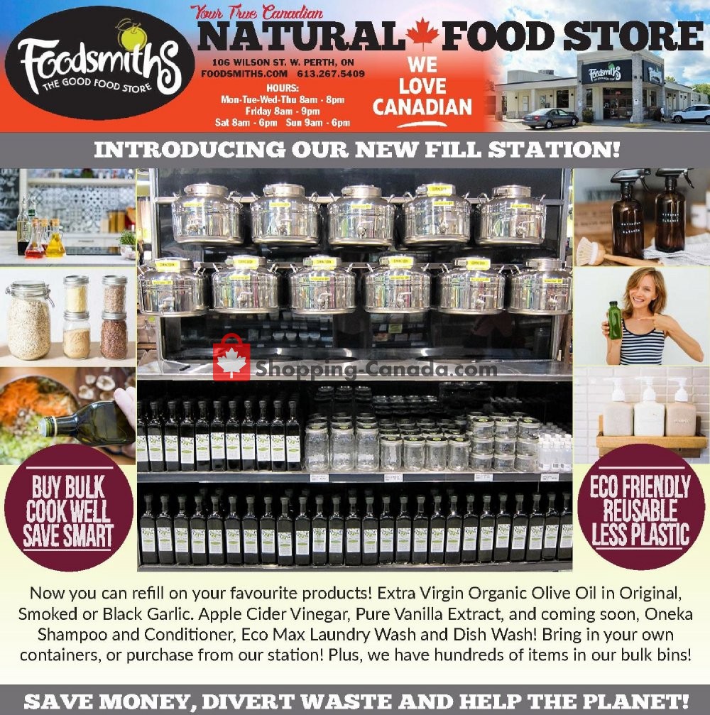 Foodsmiths flyer from Thursday August 8, 2019 to Thursday August 15, 2019 - page 1