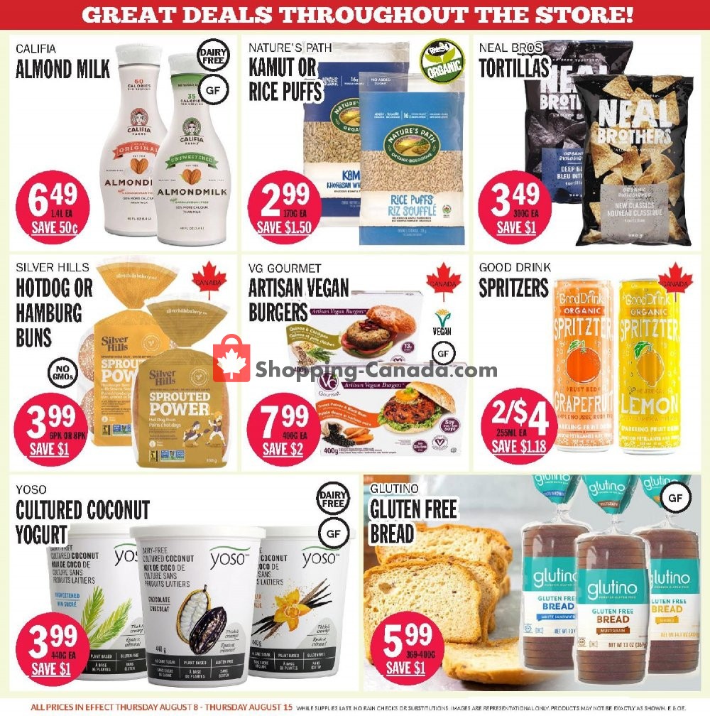 Foodsmiths flyer from Thursday August 8, 2019 to Thursday August 15, 2019 - page 4