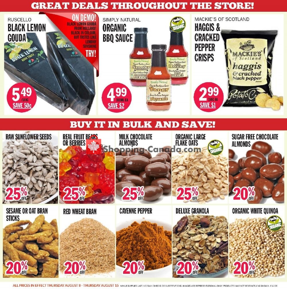 Foodsmiths flyer from Thursday August 8, 2019 to Thursday August 15, 2019 - page 5