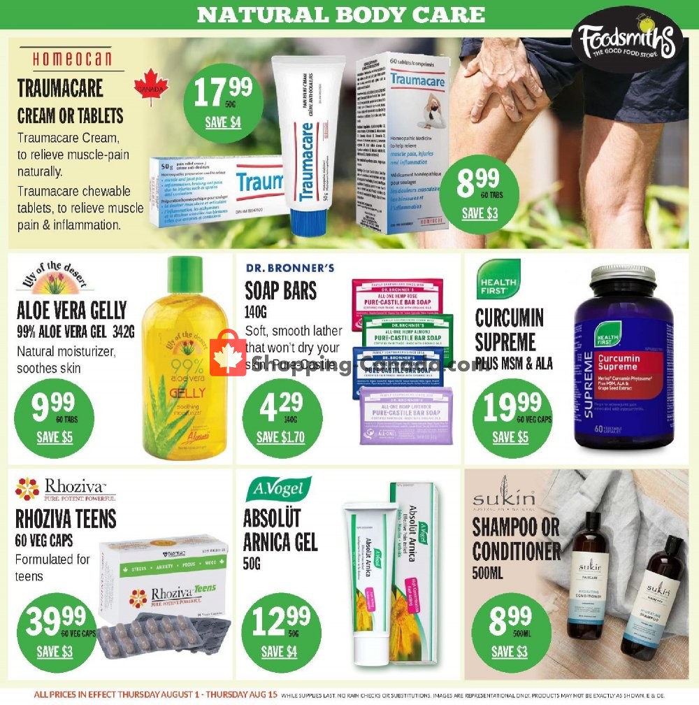 Foodsmiths flyer from Thursday August 8, 2019 to Thursday August 15, 2019 - page 9