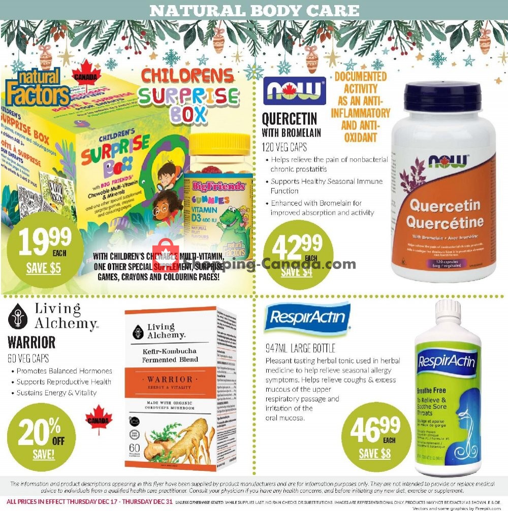 Foodsmiths flyer from Thursday December 17, 2020 to Thursday December 24, 2020 - page 12