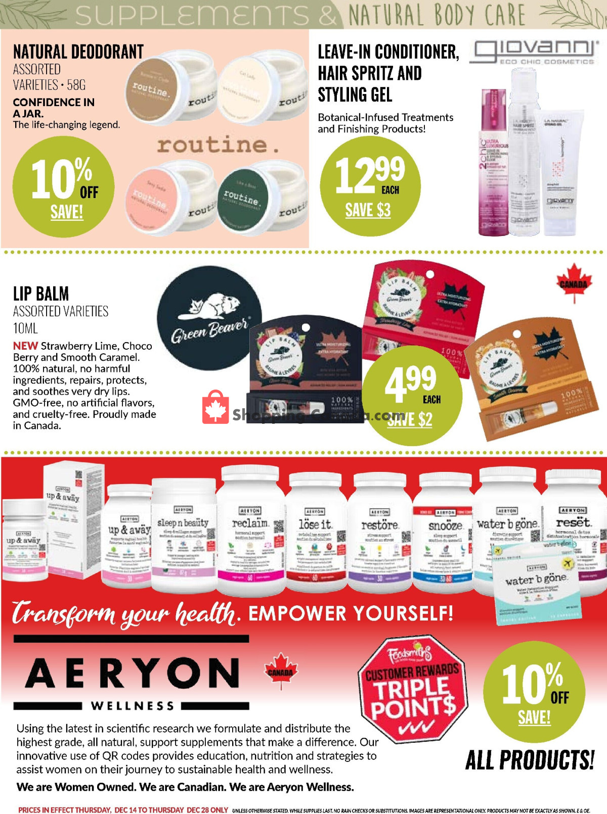 Foodsmiths flyer from Thursday December 21, 2023 to Thursday December 28, 2023 - page 19