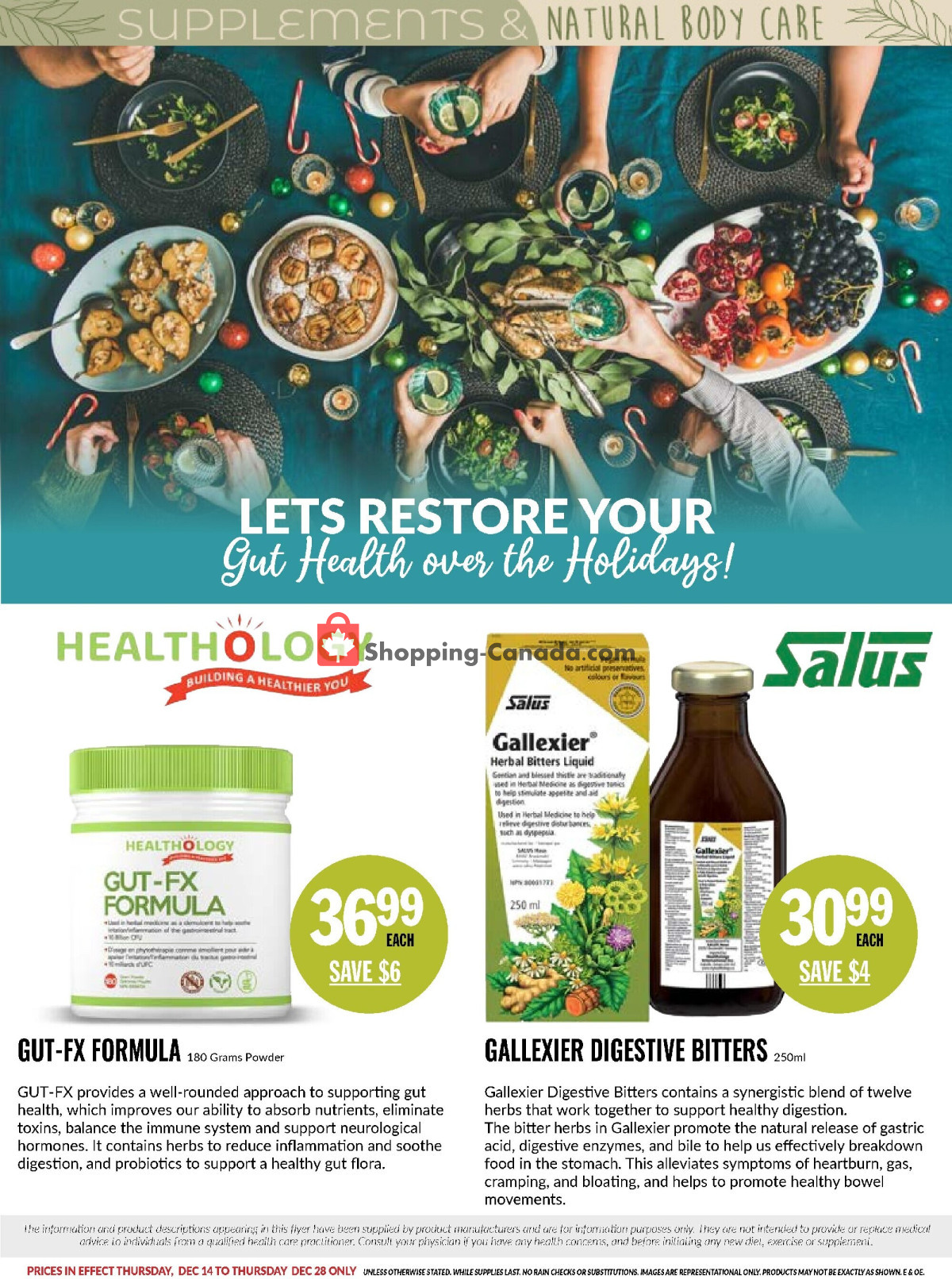 Foodsmiths flyer from Thursday December 21, 2023 to Thursday December 28, 2023 - page 22