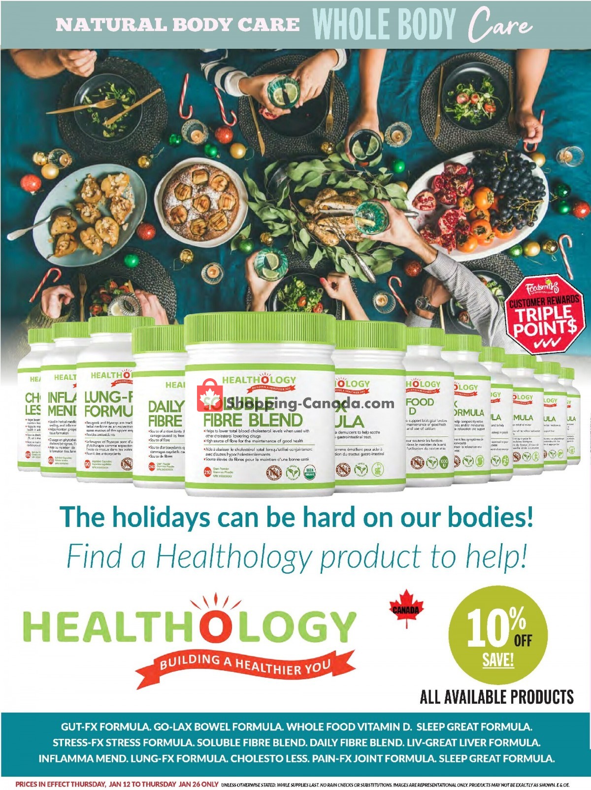 Foodsmiths flyer from Thursday January 19, 2023 to Thursday January 26, 2023 - page 22