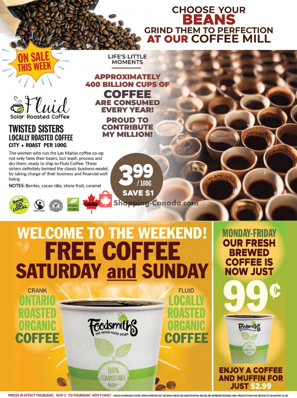 Foodsmiths flyer from Thursday November 2, 2023 to Thursday November 9, 2023 - page 13