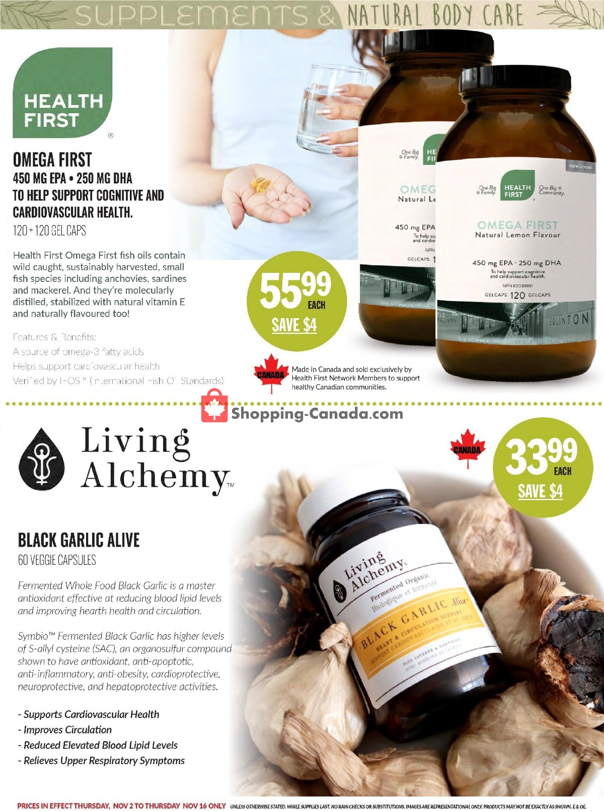 Foodsmiths flyer from Thursday November 2, 2023 to Thursday November 9, 2023 - page 18