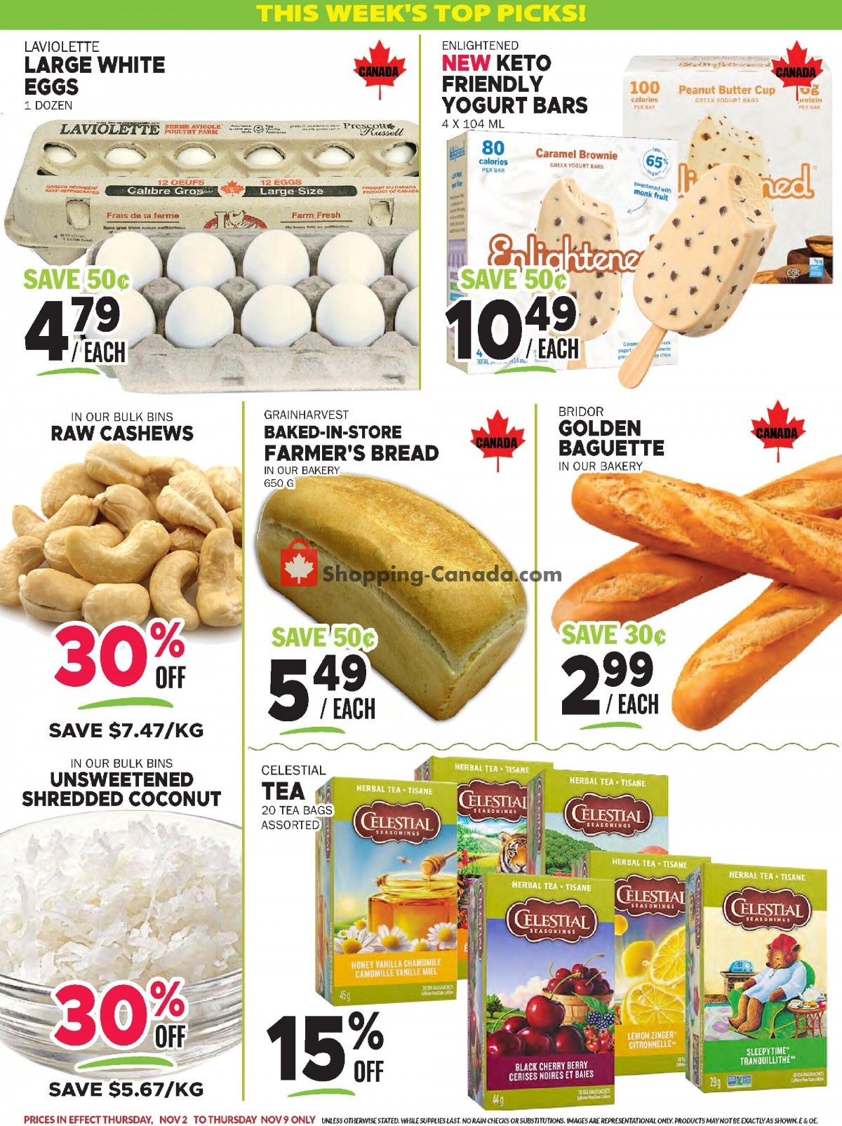 Foodsmiths flyer from Thursday November 2, 2023 to Thursday November 9, 2023 - page 6