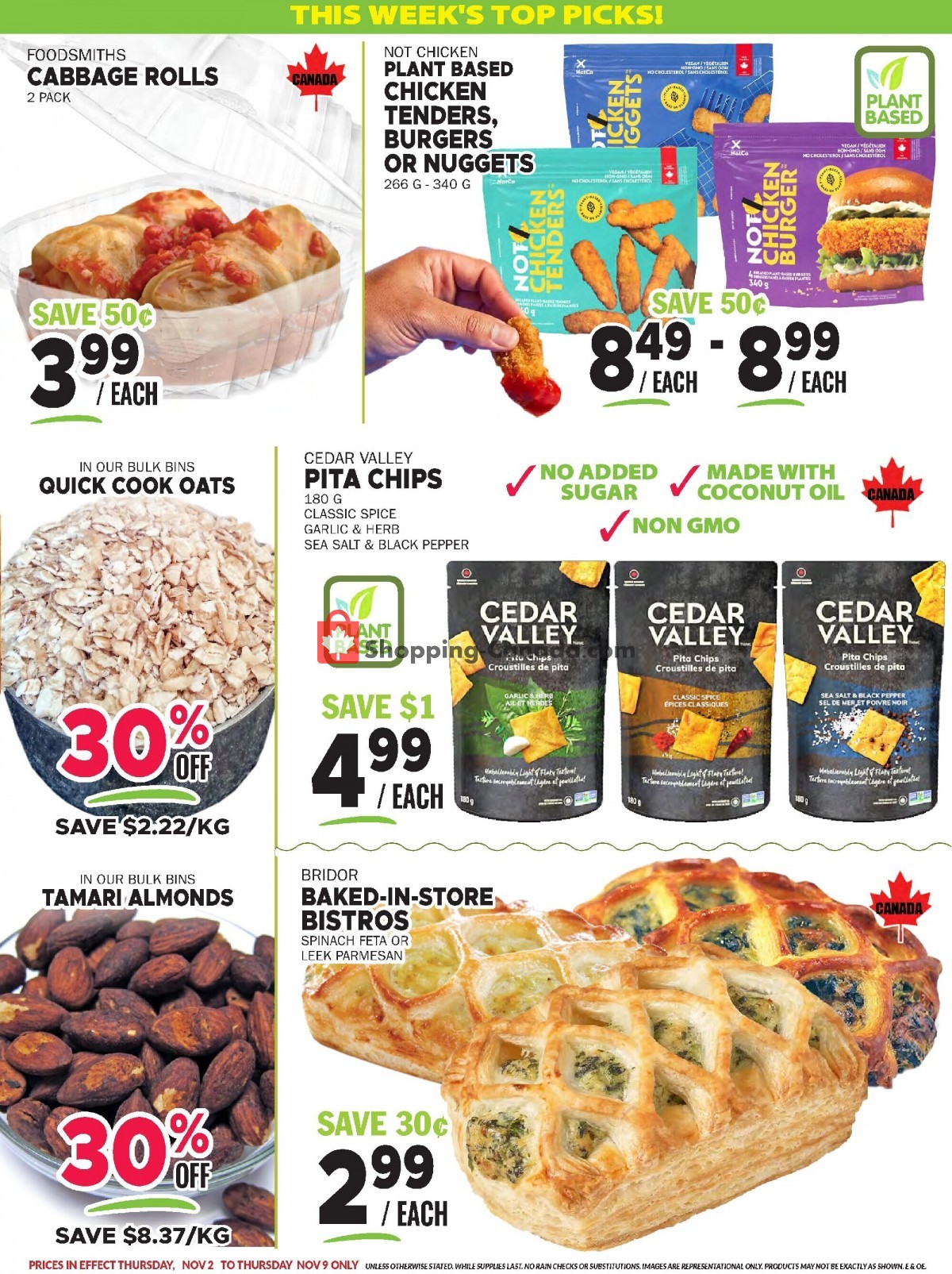 Foodsmiths flyer from Thursday November 2, 2023 to Thursday November 9, 2023 - page 7