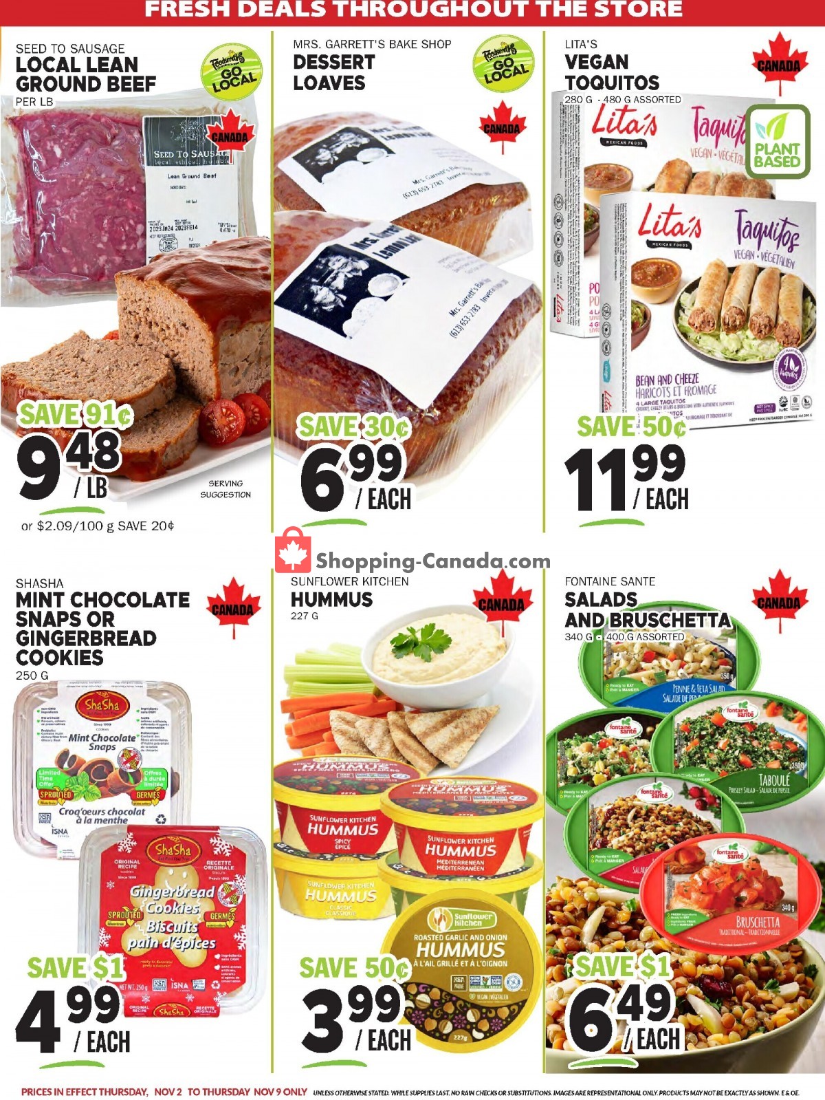 Foodsmiths flyer from Thursday November 2, 2023 to Thursday November 9, 2023 - page 9