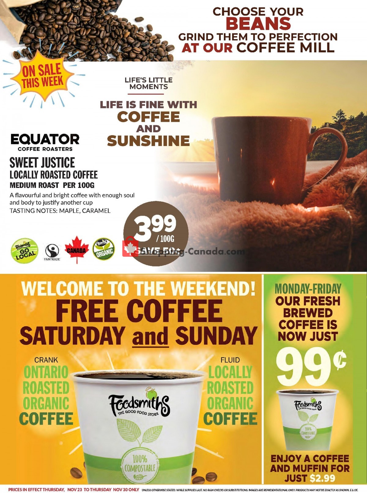 Foodsmiths flyer from Thursday November 23, 2023 to Thursday November 30, 2023 - page 14