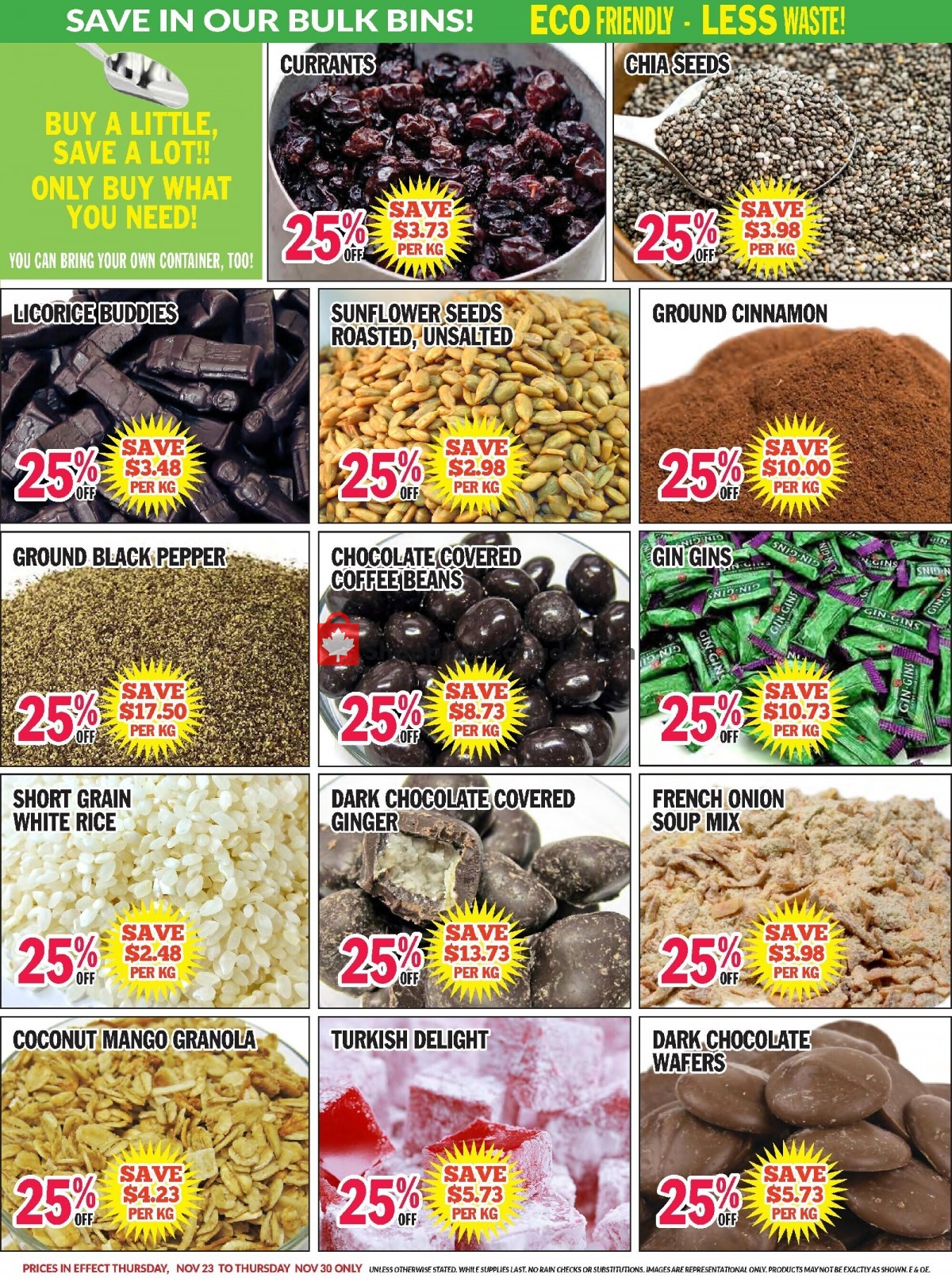 Foodsmiths flyer from Thursday November 23, 2023 to Thursday November 30, 2023 - page 15