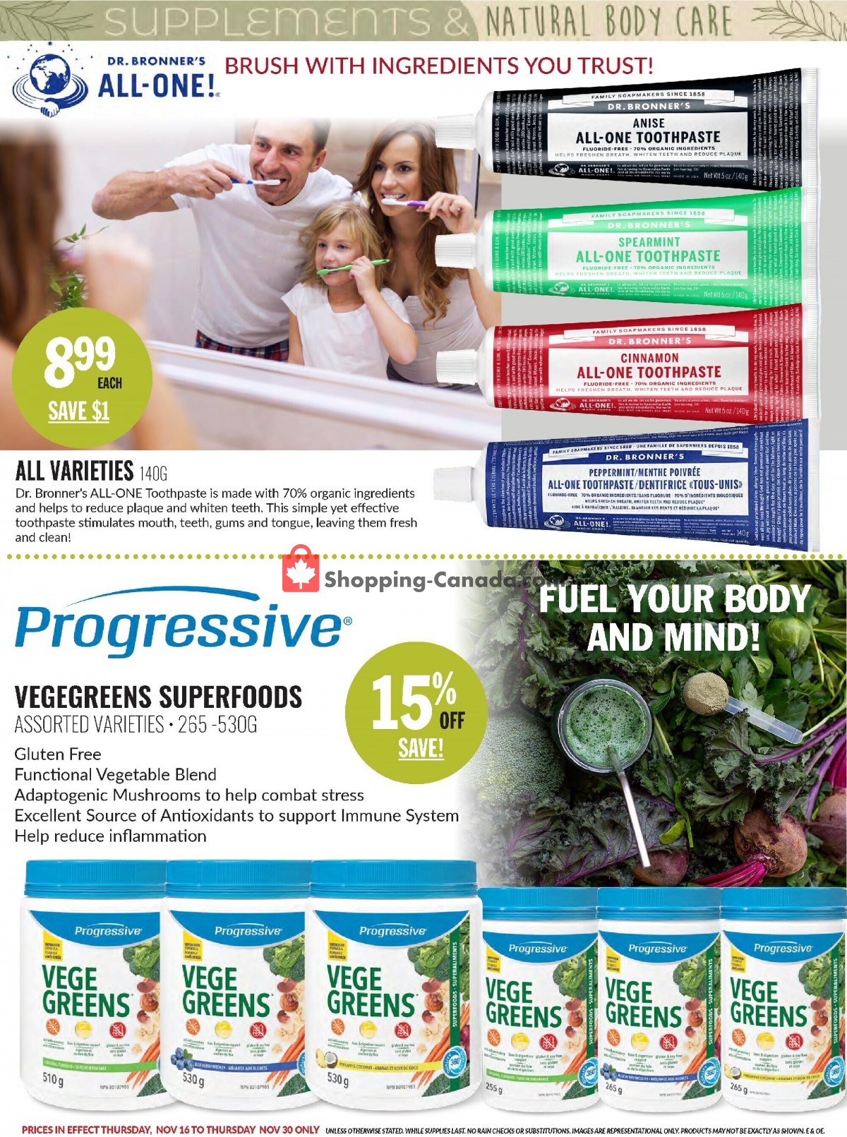 Foodsmiths flyer from Thursday November 23, 2023 to Thursday November 30, 2023 - page 18