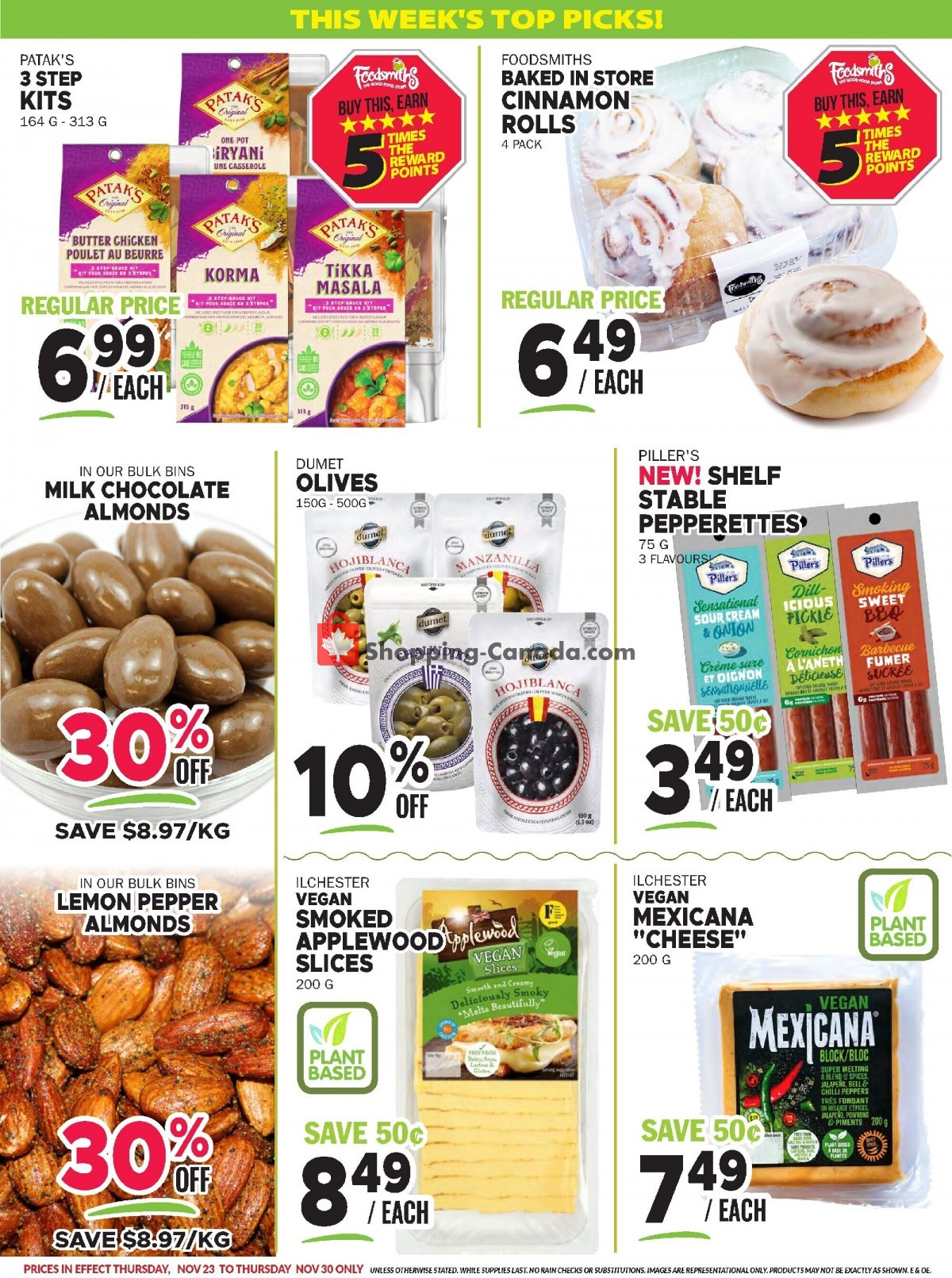 Foodsmiths flyer from Thursday November 23, 2023 to Thursday November 30, 2023 - page 8