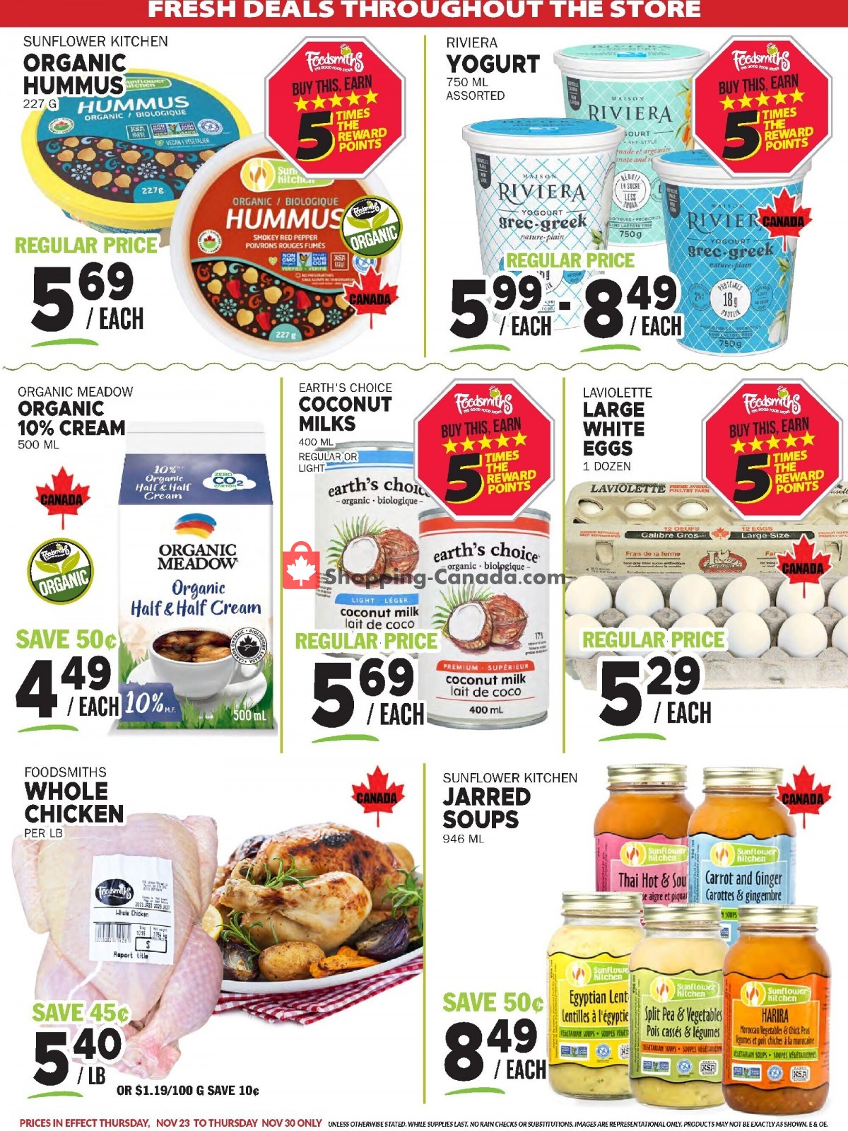 Foodsmiths flyer from Thursday November 23, 2023 to Thursday November 30, 2023 - page 9
