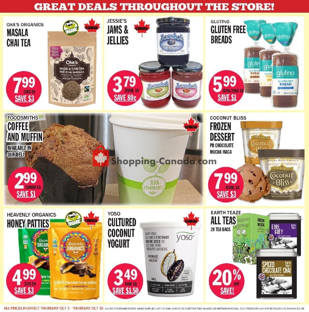 Foodsmiths flyer from Thursday October 3, 2019 to Thursday October 10, 2019 - page 3