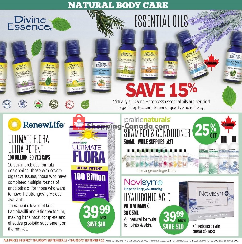 Foodsmiths flyer from Thursday September 12, 2019 to Thursday September 19, 2019 - page 9