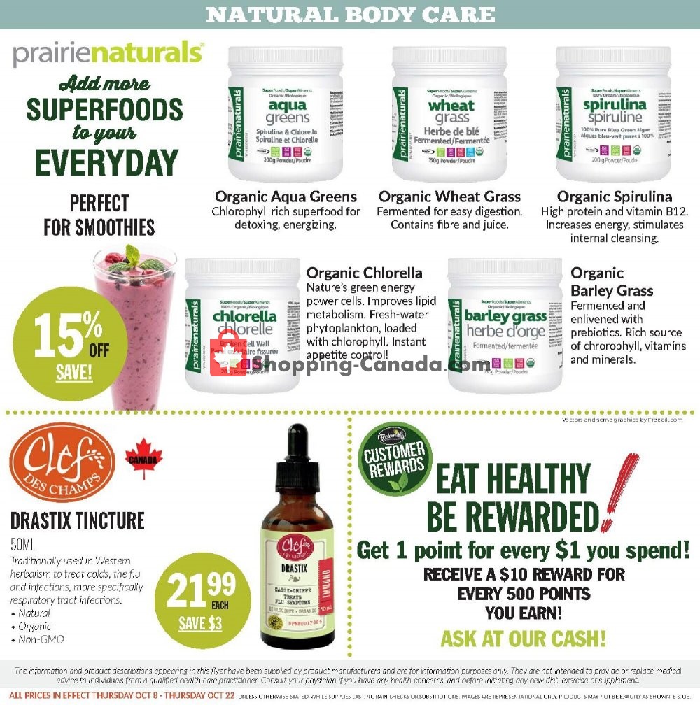 Foodsmiths flyer from Thursday October 8, 2020 to Thursday October 15, 2020 - page 10