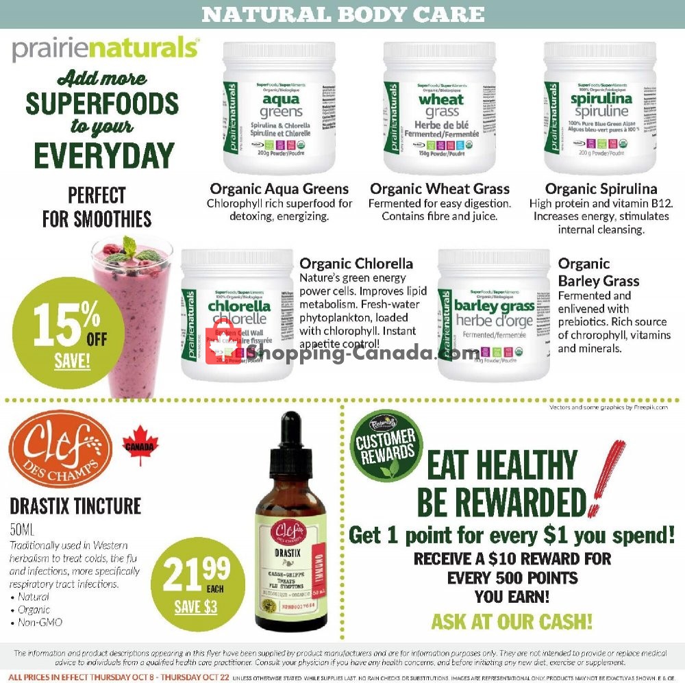 Foodsmiths flyer from Thursday October 15, 2020 to Thursday October 22, 2020 - page 8