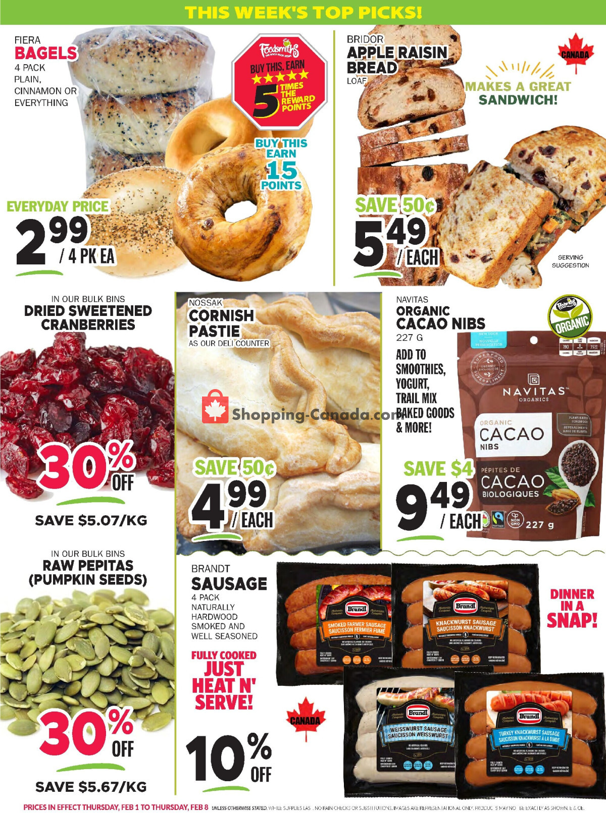 Foodsmiths flyer from Thursday February 1, 2024 to Thursday February 8, 2024 - page 9
