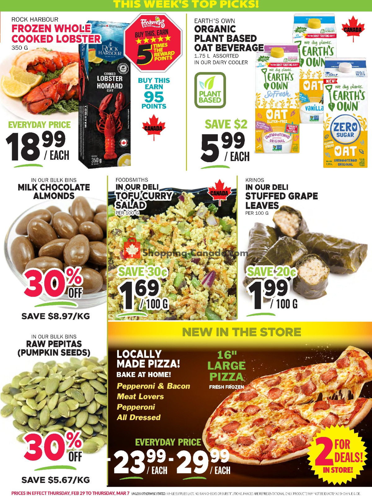 Foodsmiths flyer from Thursday February 29, 2024 to Thursday March 7, 2024 - page 7