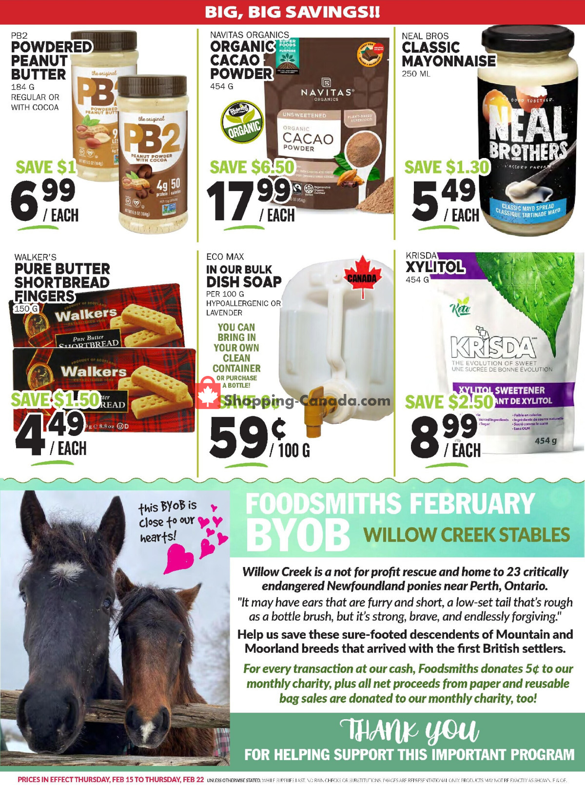 Foodsmiths flyer from Thursday February 15, 2024 to Thursday February 22, 2024 - page 12