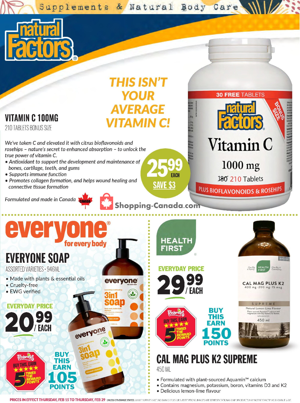 Foodsmiths flyer from Thursday February 15, 2024 to Thursday February 22, 2024 - page 17