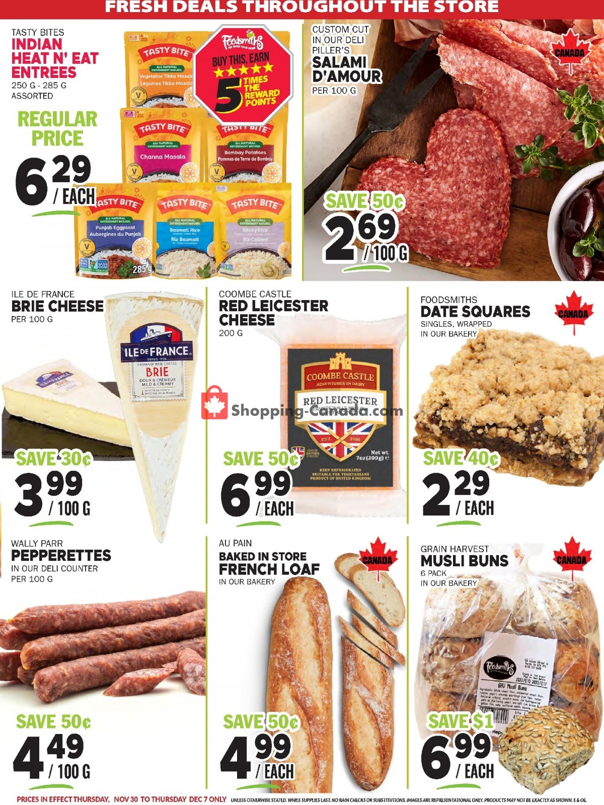 Foodsmiths flyer from Thursday November 30, 2023 to Thursday December 7, 2023 - page 11