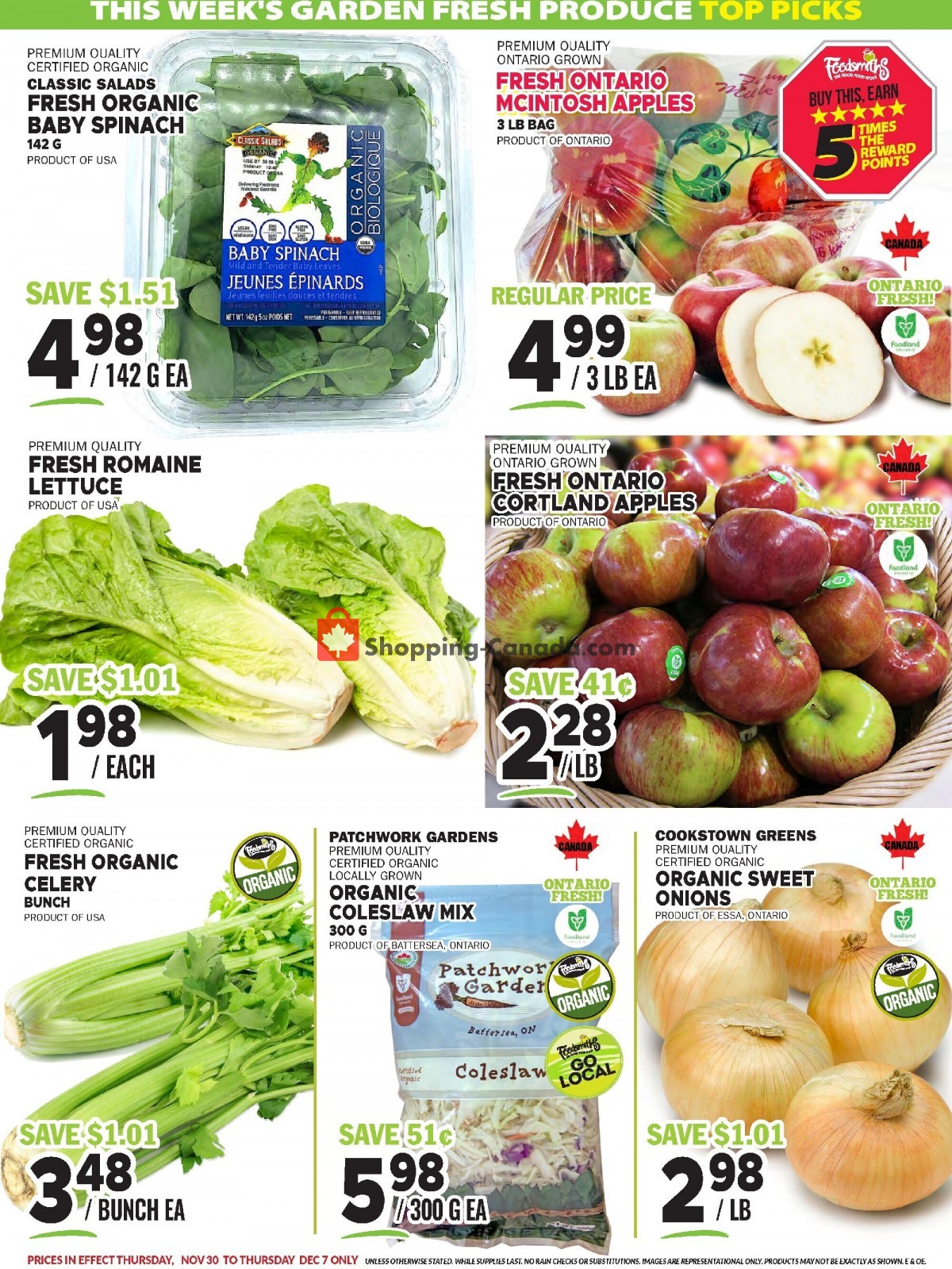 Foodsmiths flyer from Thursday November 30, 2023 to Thursday December 7, 2023 - page 3
