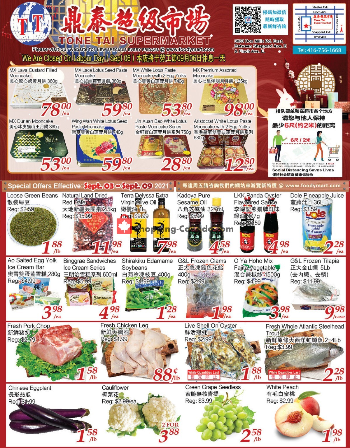 Foodymart flyer from Friday September 3, 2021 to Thursday September 9, 2021 - page 1