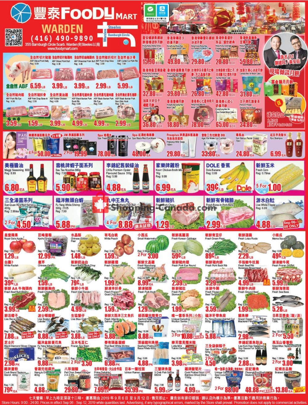 Foodymart flyer from Friday September 6, 2019 to Thursday September 12, 2019 - page 1