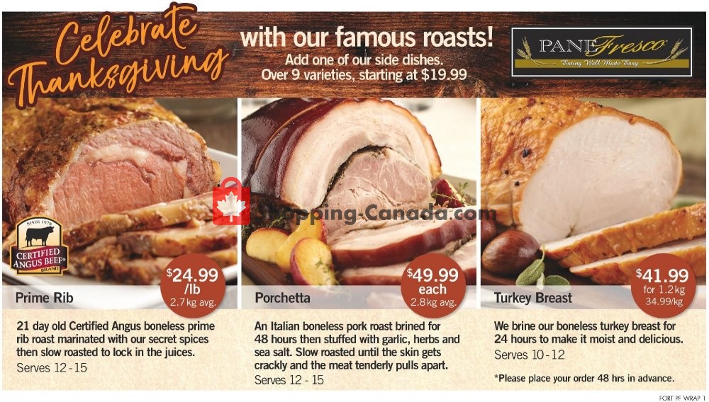 Fortinos flyer from Thursday October 10, 2019 to Monday October 14, 2019 - page 1