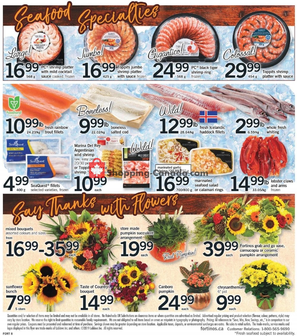 Fortinos flyer from Thursday October 10, 2019 to Monday October 14, 2019 - page 11