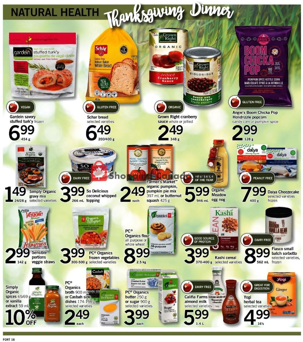 Fortinos flyer from Thursday October 4, 2018 to Sunday October 7, 2018 - page 20
