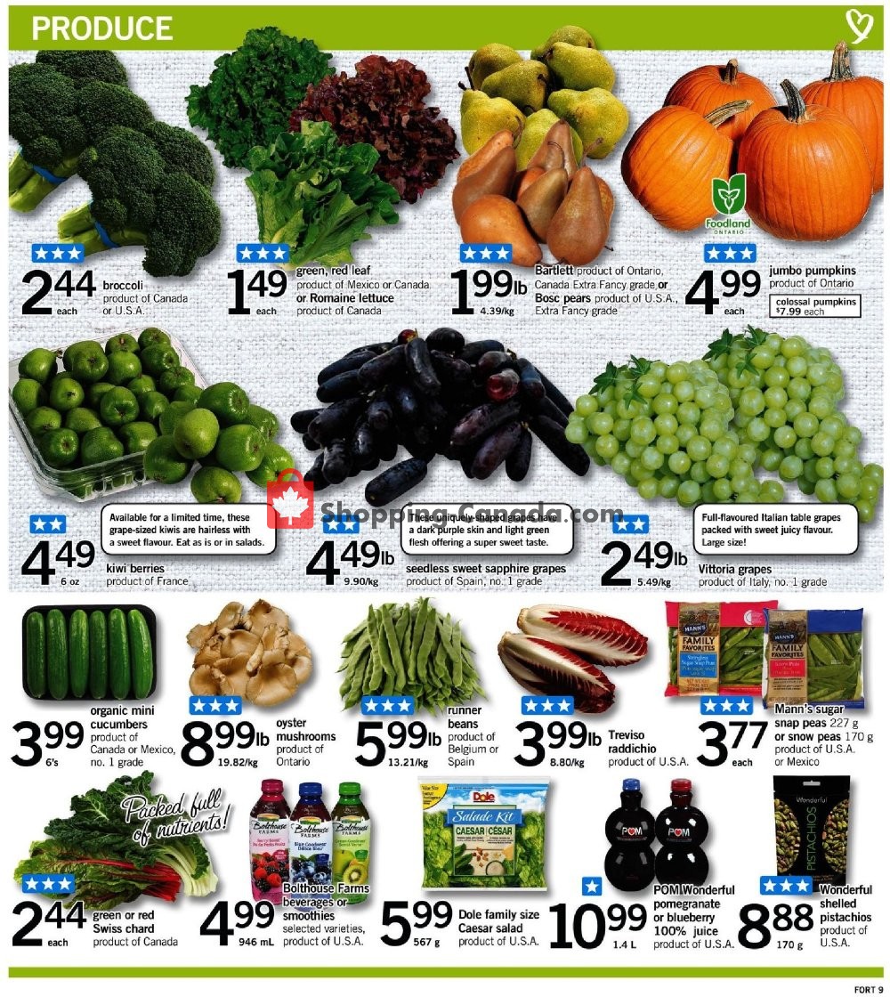 Fortinos flyer from Thursday September 20, 2018 to Wednesday September 26, 2018 - page 9