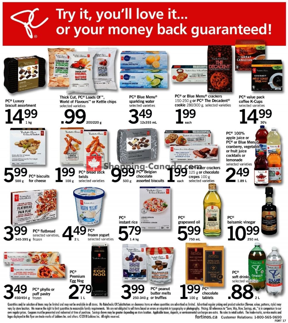 Fortinos flyer from Thursday September 27, 2018 to Wednesday October 3, 2018 - page 19